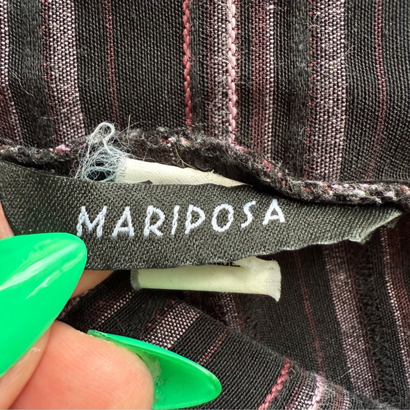 Mariposa Y2K Black and Pink Flared Stretch Trousers Bintage Retro Women’s 11 - Picture 3 of 9